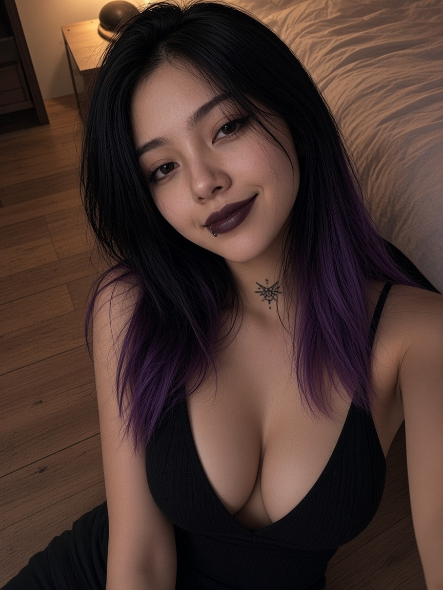 Violet goth mommy photo 4