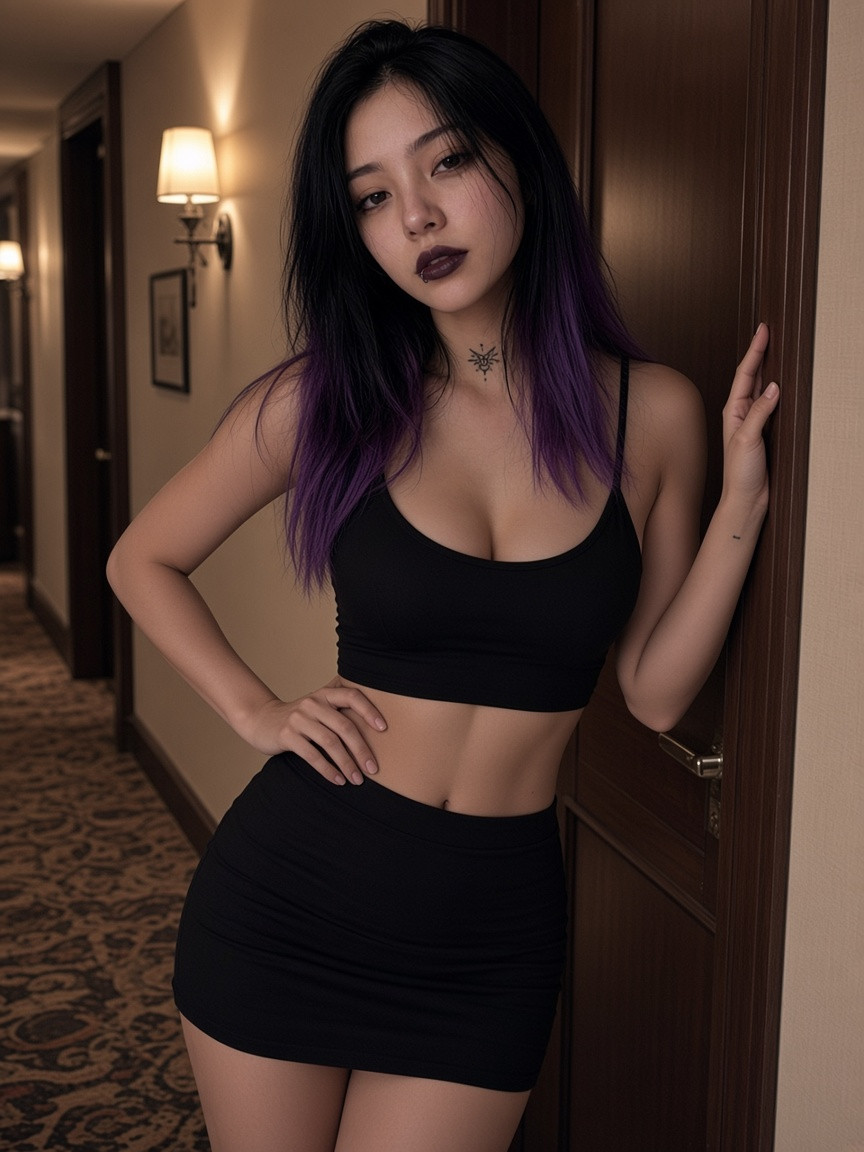 Violet goth mommy photo 5